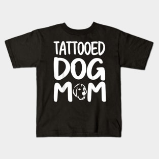 Tattooed Dog Mom Dog Trainer Kids T-Shirt